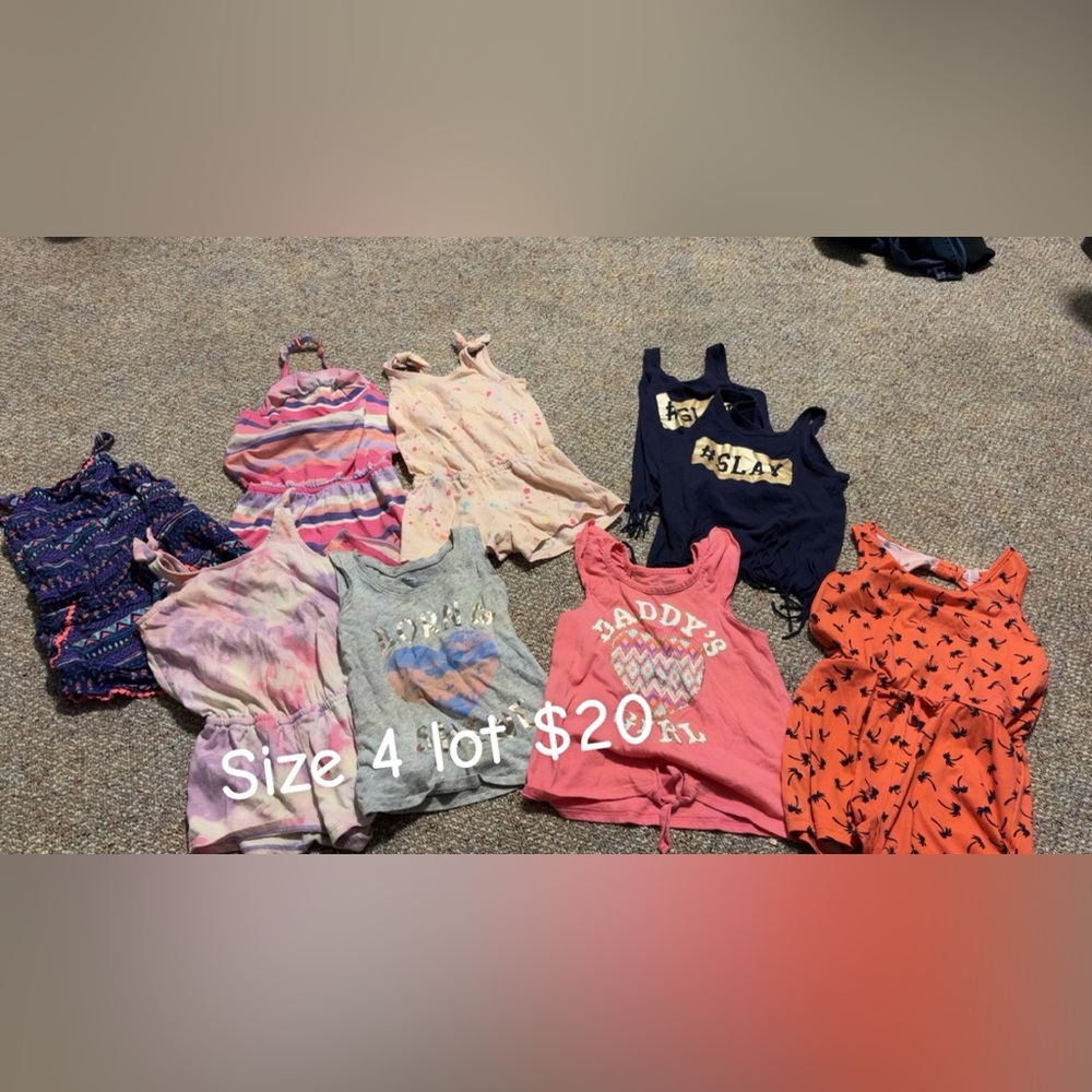 Kids' Assorted Sleeveless Tops - Multi-Color Pack